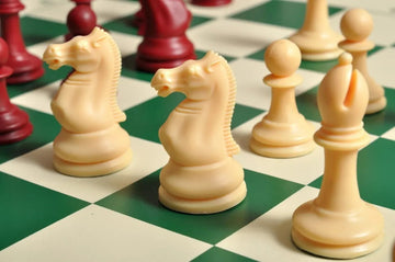 The Marshall Library Series Plastic Chess Pieces - 2.875