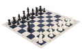Regulation Tournament Chess Pieces and Chess Board Combo - SOLID PLASTIC