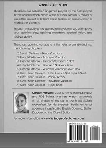 Catastrophes & Tactics in the Chess Opening - Volume 9 - Caro-Kann & French