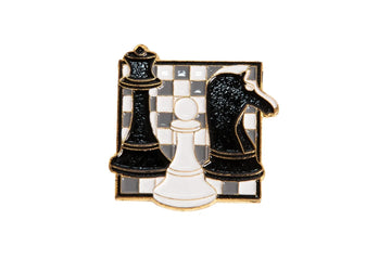 Square Chess Pin