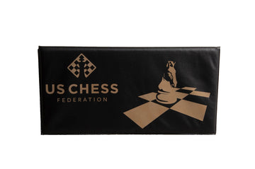 US Chess Large Checkbook Magnetic Travel Chess Set - 9