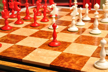 The Selenus Luxury Bone Chess Pieces - 4.0