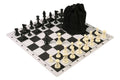 Drawstring Chess Set Combination with Mousepad Board and Single Weighed Pieces