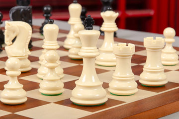 The Zagreb Series Plastic Chess Pieces - 3.75