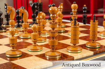 The Camaratta Collection - The Biedermeier Series Luxury Chess Pieces - 4.4