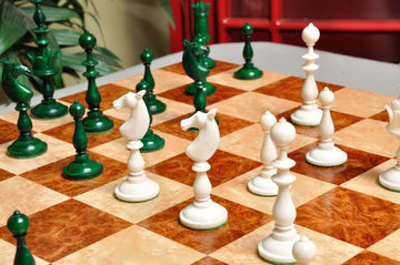 The Selenus Luxury Bone Chess Pieces - 4.0