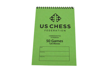 US Chess Federation Commemorative Spiral Scorebook (120 Moves/Game)