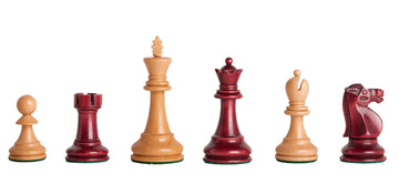 The Reykjavik II Series Gilded Chess Pieces - 3.75" King
