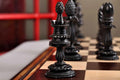The Lund Anglo-Indian Reproduction Luxury Bone Chess Pieces - 4.75