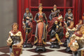 The Pyrenees Series Hand Painted Chess Pieces - From The Val Gardena Collection - 6.3