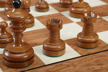 The Circa 1930 German Knubbel Vintage Series Luxury Chess Pieces - 3.5