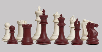The Marshall Series Plastic Chess Pieces - 3.75