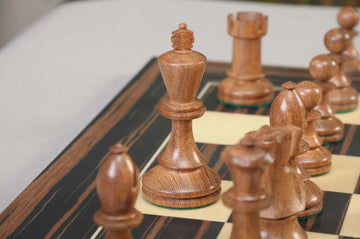 The B.H. Wood Series Chess Pieces - 3.75