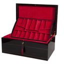 Signature Fitted Coffer Chess Box - Macassar Ebony