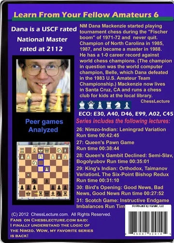 Learn From Your Fellow Amateurs 6 - Chess Lecture - Volume 11