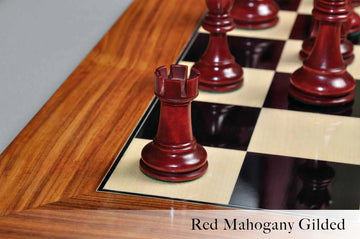 The Reykjavik II Series Gilded Chess Pieces - 3.75