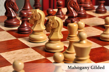 The Dubrovnik Series Gilded Chess Pieces - 3.75