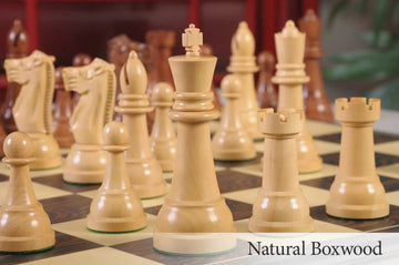 The Reproduction of the Circa 1950s Gallant Knight Series Chess Pieces - 5.0