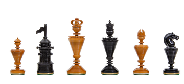 The Anglo-Dutch Reproduction Series Luxury Wood Chess Pieces - 4.75" King