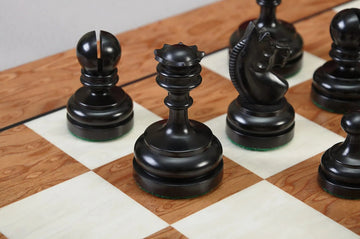 The Circa 1930 German Knubbel Vintage Series Luxury Chess Pieces - 3.5