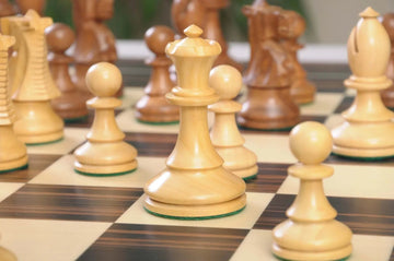 The B.H. Wood Series Chess Pieces - 3.75