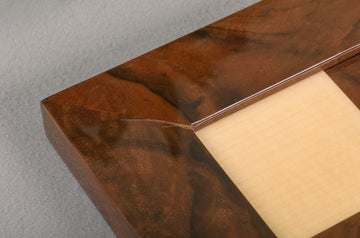 IMPERFECT - WALNUT BURL & Maple SIGNATURE Traditional Chessboard - 2.5
