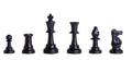 Halloween Deluxe Triple Weighted Chess Set Combination - Triple Weighted Regulation Pieces | Vinyl Chess Board | Deluxe Bag