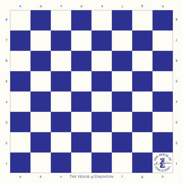 The House of Staunton Vinyl Chess Board - 2.25