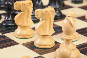 The B.H. Wood Series Chess Pieces - 3.75