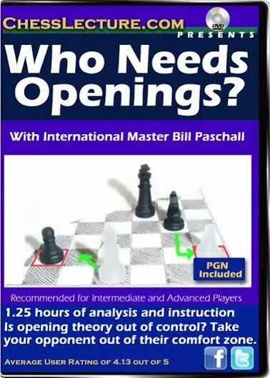 Who Needs Openings? - Chess Lecture - Volume 90 – House of Staunton