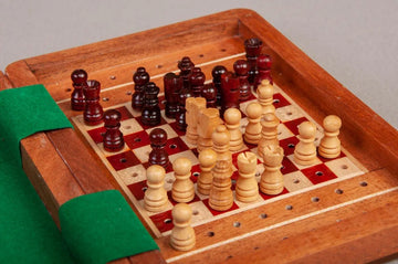 PEG WOODEN Travel Chess Set - 7