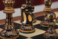 The Burnt Reykjavik II Series Chess Set, Box, & Board Combination