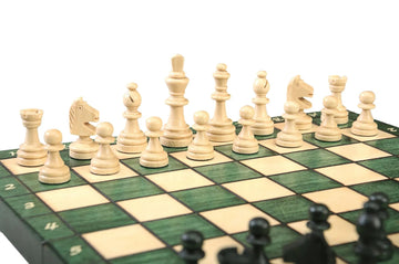 The Green Magnetic Chess Set