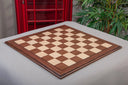 Walnut and Maple Superior Traditional Chess Board - 2.25" Squares