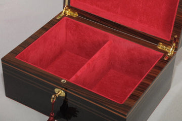 Signature Premium Chess Box - Macassar Ebony