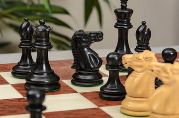 The Library Collection - The Zukertort Series Luxury Chess Pieces - 2.875