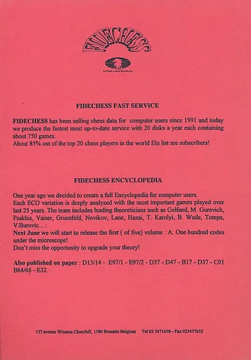 CLEARANCE - Nimzo-Indian E32