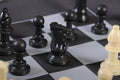 Analysis Chess Pieces and Cinch Chess Board Bag Combo