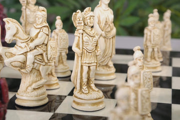 Roman Themed Chess Pieces - 4.25