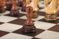 The Burnt Zagreb '59 Series Chess Pieces - 3.875