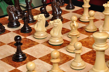 CLEARANCE - The Morphy Series Luxury Chess Pieces - 4.4