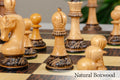 The Burnt Golden Rosewood Leningrad Series Chess Pieces - 4.0