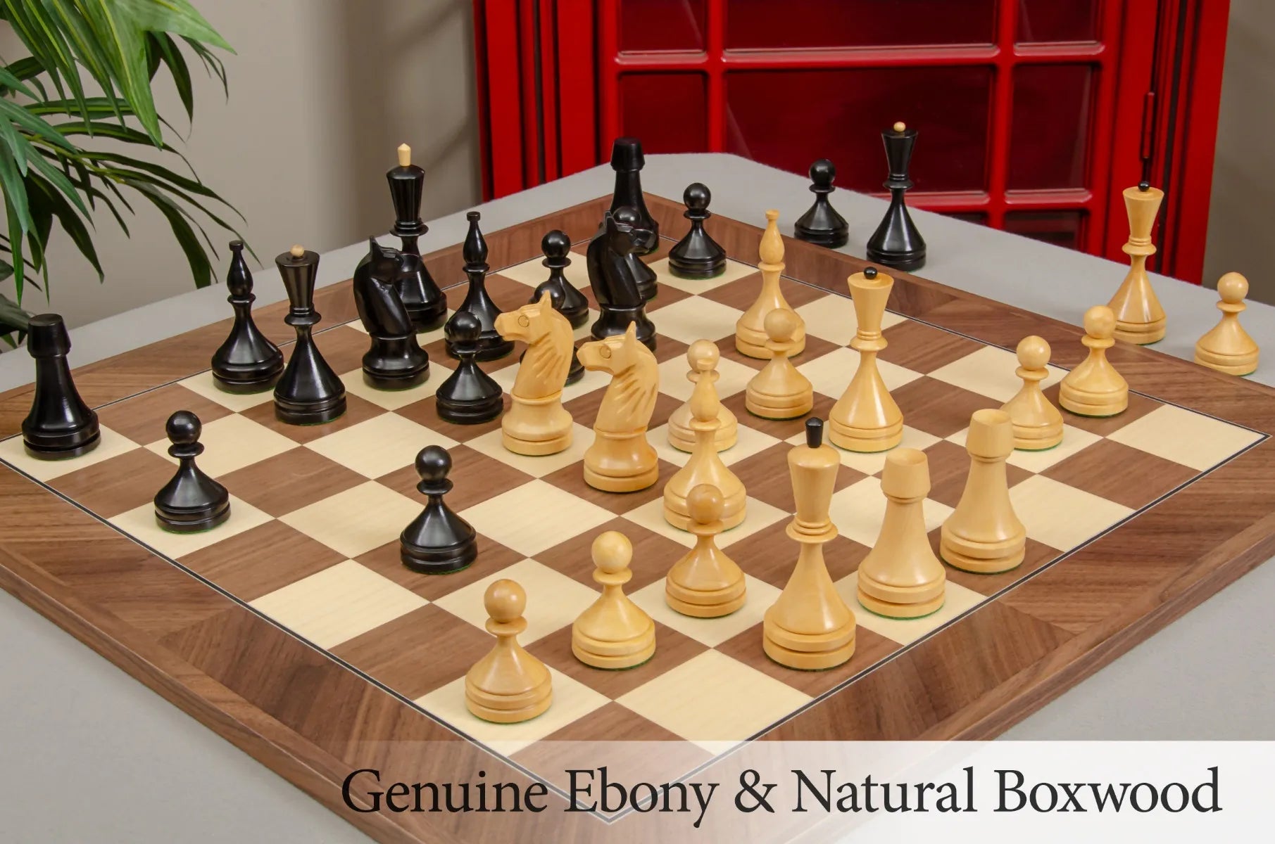 The Circa 1961 Baku Series Wood Chess Pieces - 4.2