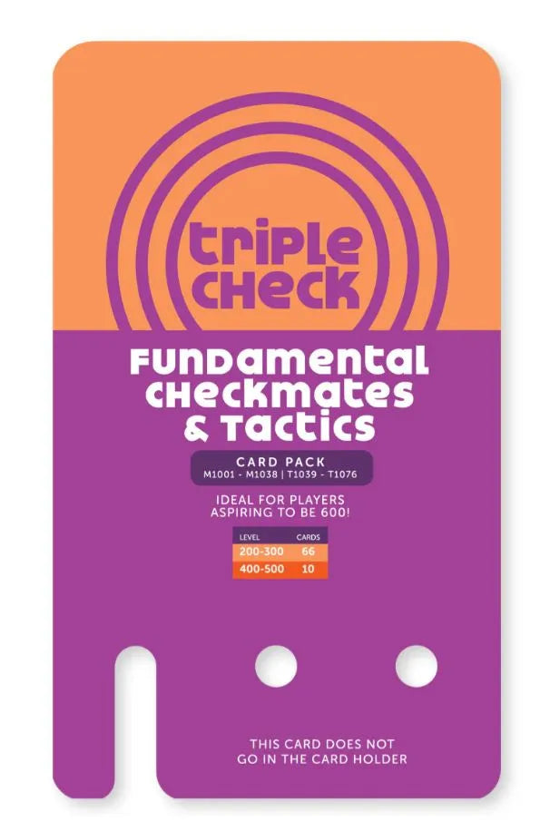 Building Check Cards Triple Check Fundamental Checkmates & Tactics Deck (Cards Only) – House ...
