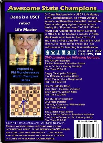 E-DVD Awesome State Champions - Chess Lecture - Volume 86