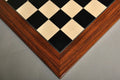 Black Anegre and Bird's Eye Maple Standard Traditional Chess Board