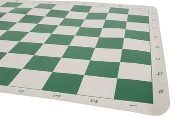 Regulation Vinyl Tournament Chess Board - 2.25" Squares - ROUNDED CORNERS