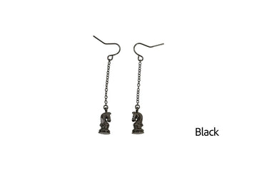 Caissa Collection Chess Pendant Earrings – KNIGHT