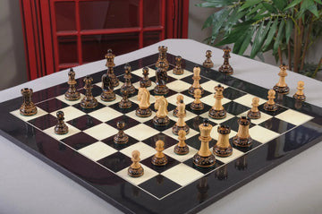 The Burnt Dubrovnik Series Chess Pieces - 3.75