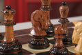 The Burnt Golden Rosewood Dubrovnik Series Chess Pieces - 3.75